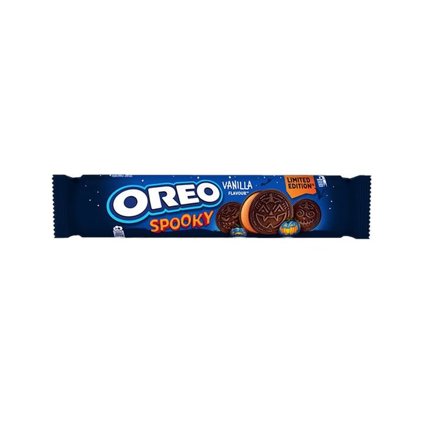 Oreo Spooky Μπισκότα Βανίλια 154g