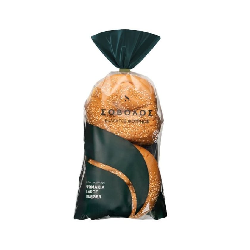 Σόβολος Ψωμάκια Burger Large 4x100g