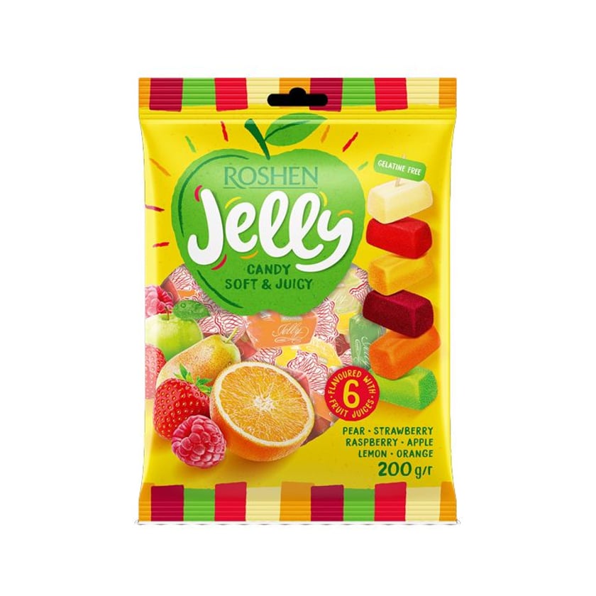 Roshen Jelly Ζελεδάκια με Γευση Φρούτων 200g