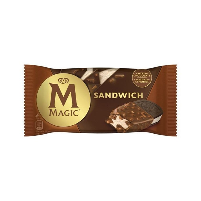Magic Παγωτό Sandwich Almond 140ml