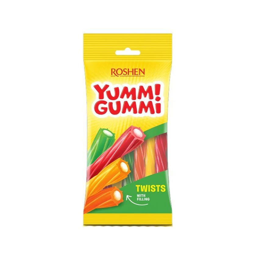 Roshen Yummi Gummi Ζελεδάκια Twists 70g