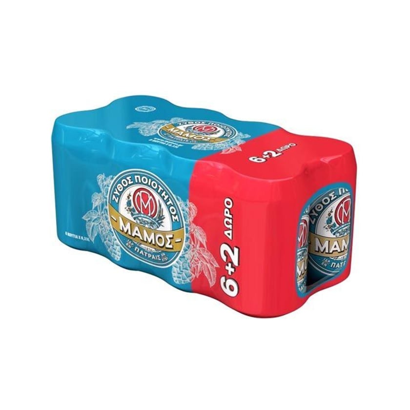 Μάμος Pilsner Κουτί 8x330ml 6+2 Δώρο