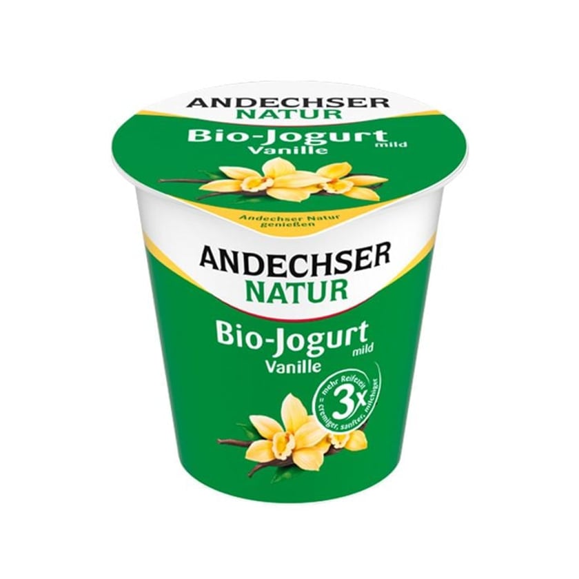 Andechser Natur Yoghurt Dessert Vanilla 3.8% Fat Bio 150g