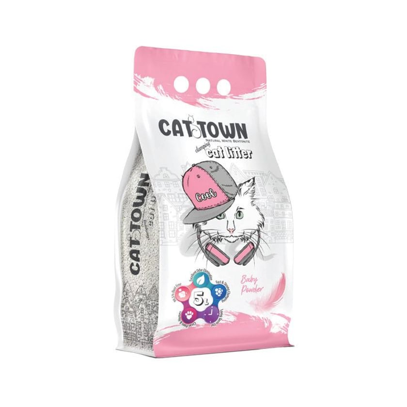 Cat Town Άμμος Υγιεινής για Γάτες Baby Powder 5l