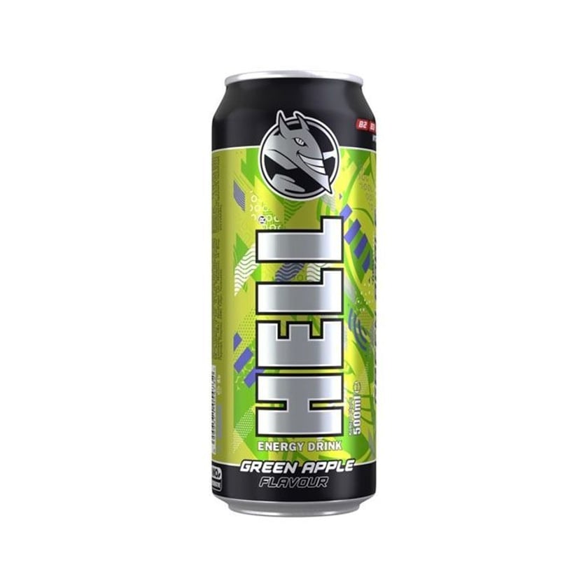 Hell Energy Drink Green Apple 500ml