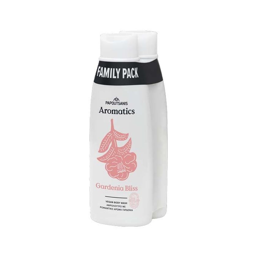 Papoutsanis Aromatics Αφρόλουτρο Gardenia Bliss 2x650ml