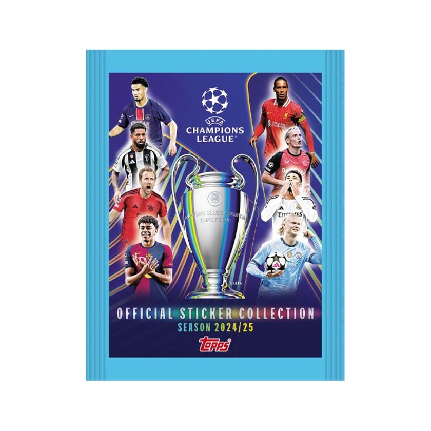 Topps Champions League 24/25 Αυτοκόλλητα Φακελάκι 6τεμ