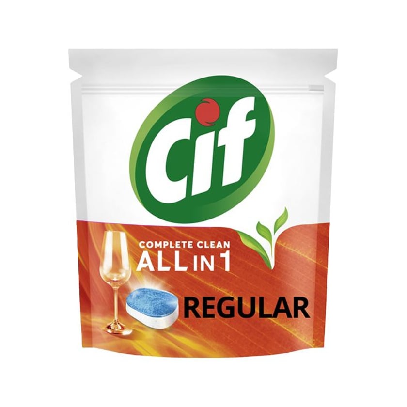 Cif Complete Clean All in 1 Ταμπλέτες Πλυντηρίου Πιάτων Regular 26τεμ