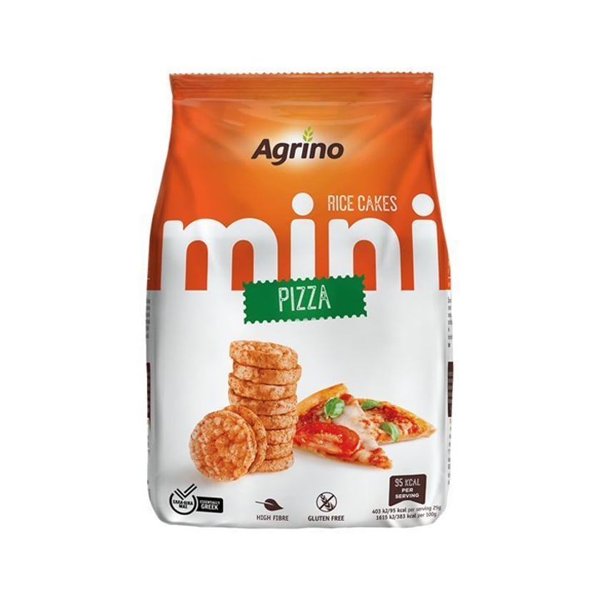 Agrino Mini Ρυζογκοφρέτες Pizza 50g