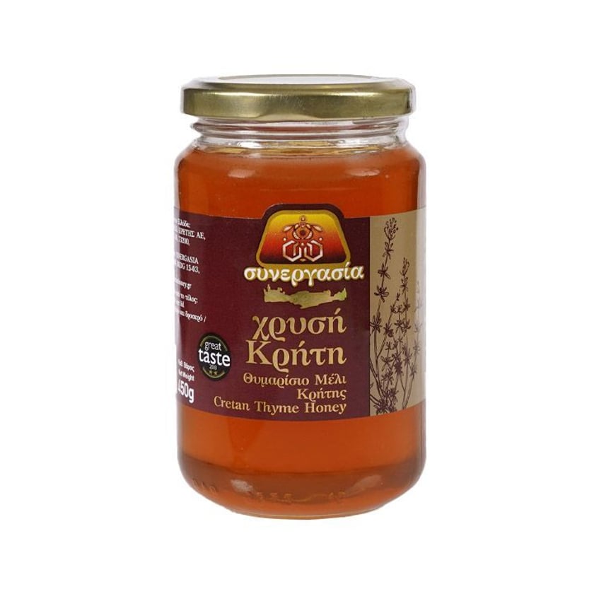 Συνεργασία Χρυσή Κρήτη Μέλι Θυμαρίσιο 450g