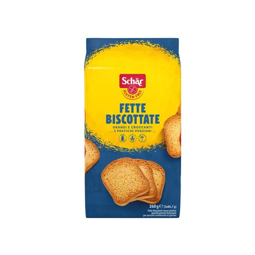 Schar Fette Biscottate Φρυγανιές Χωρίς Γλουτένη 260g