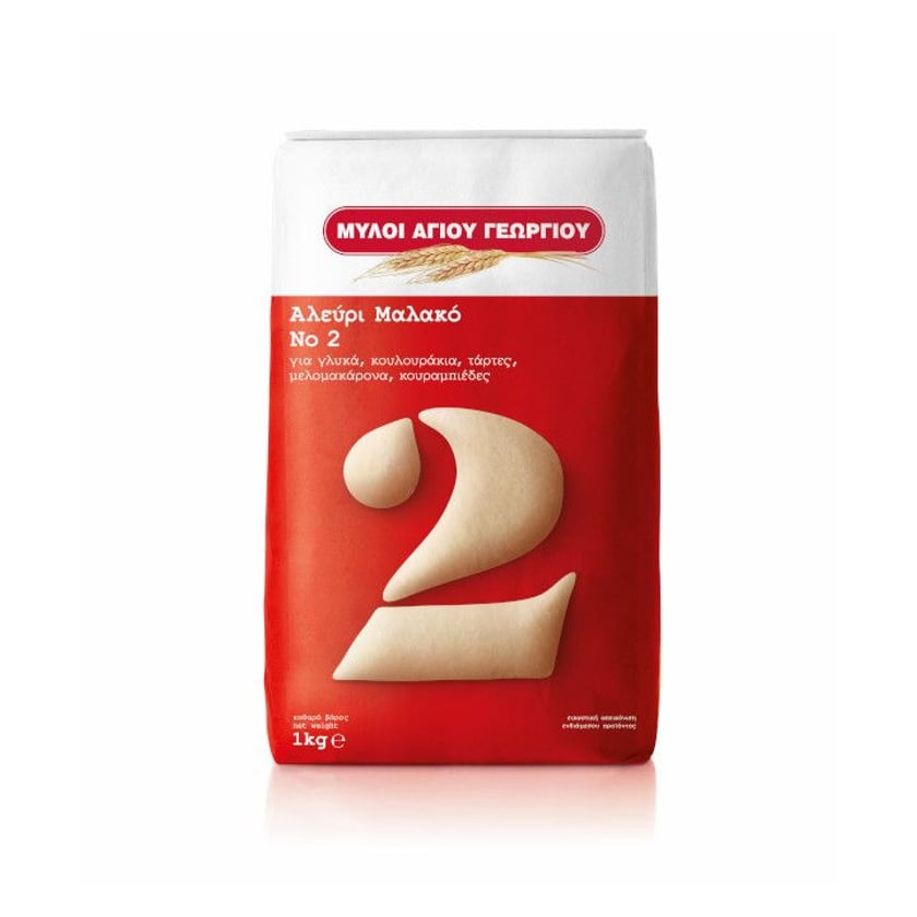 Μύλοι Αγίου Γεωργίου Αλεύρι No2 1kg