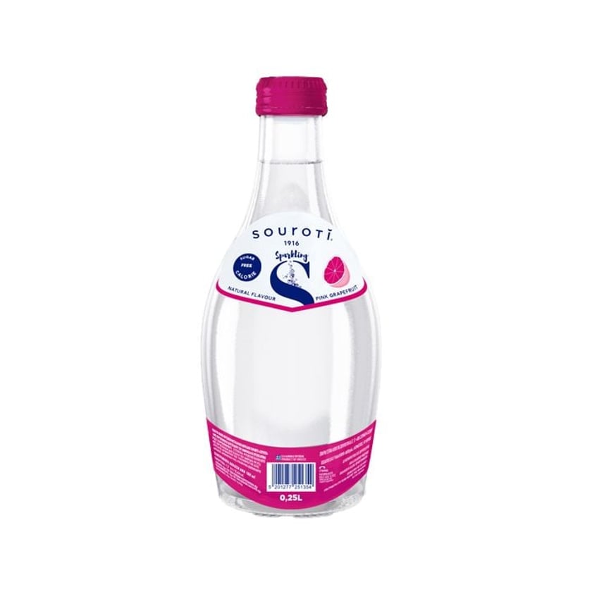 Σουρωτή Ανθρακούχο Φυσικό Μεταλλικό Νερό Pink Grapefruit 250ml