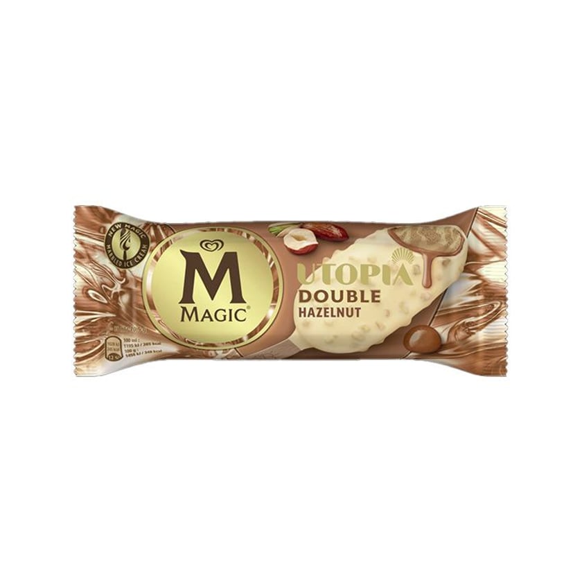 Magic Παγωτό Ξυλάκι Utopia Double Hazelnut 85ml