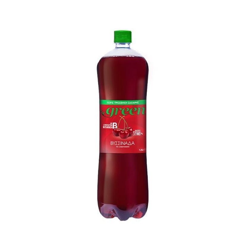 Green Sour Cherry Sugar Free 1.5l