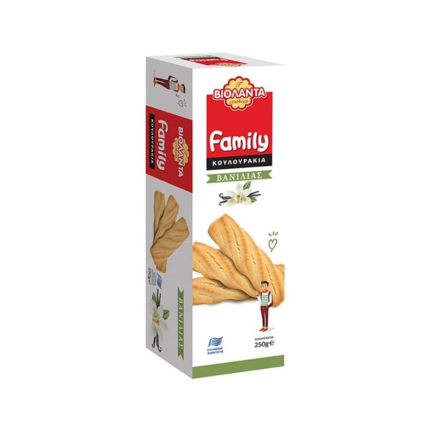 Βιολάντα Family Κουλουράκια Βανίλιας 250g