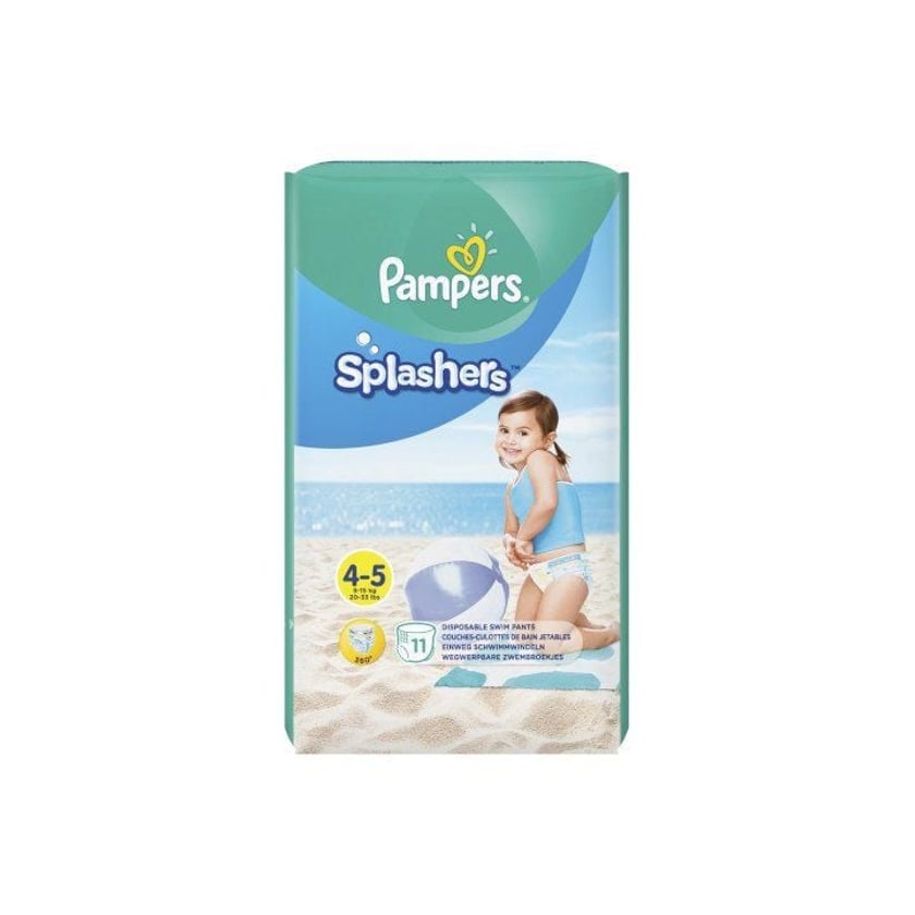Pampers Βρεφικές Πάνες Splashers No 4-5 9-15kg 11τεμ