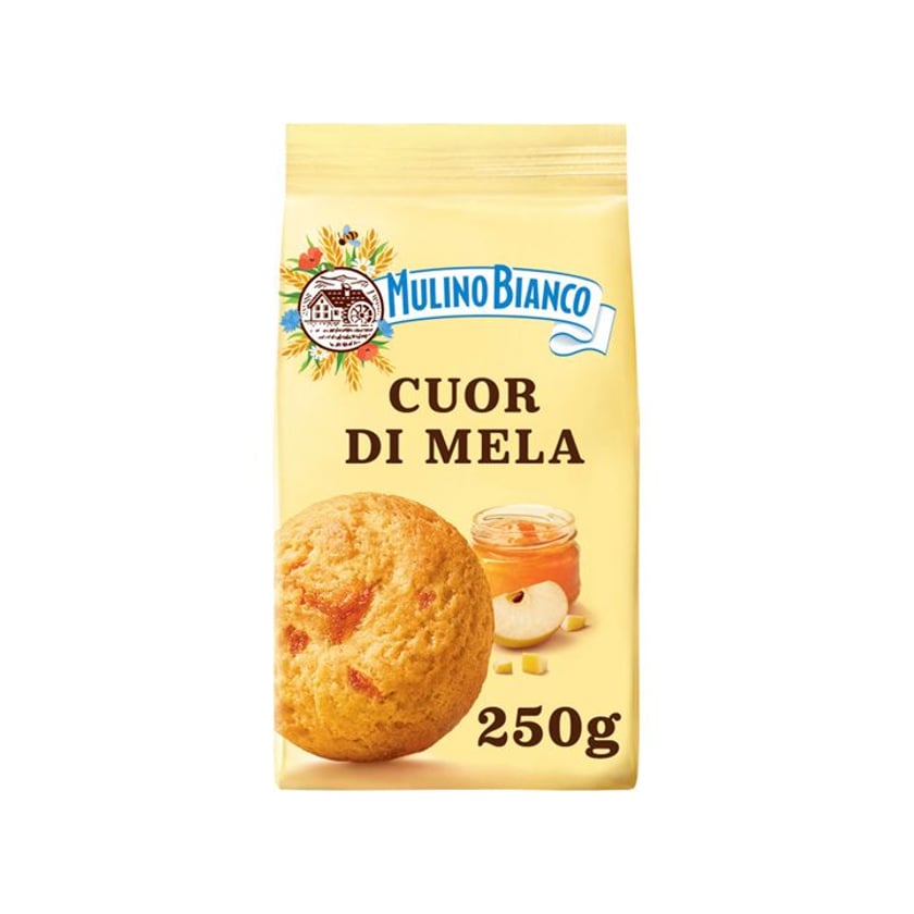 Mulino Bianco Μπισκότα Cuor Di Mela Γεμιστά με Μήλο 250g