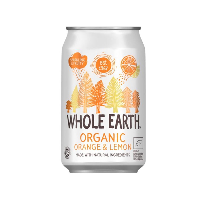 Whole Earth Ανθρακούχο Ποτό Πορτοκάλι & Λεμόνι Bio 330ml