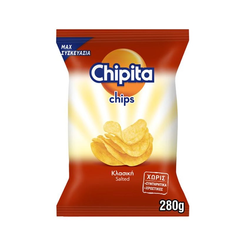 Chipita Πατατάκια Αλάτι 280g
