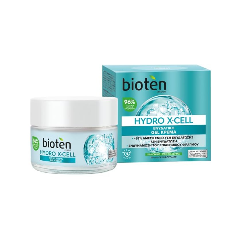 Bioten Κρέμα Ημέρας Day Ηydro X-Cell Κανονική Επιδερμίδα 50ml