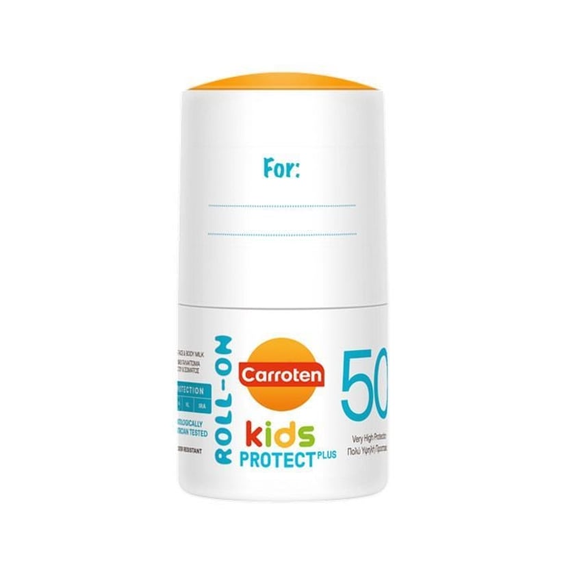 Carroten Kids Protect Plus Roll-On Παιδικό Αντηλιακό Γαλάκτωμα SPF50+ 50ml