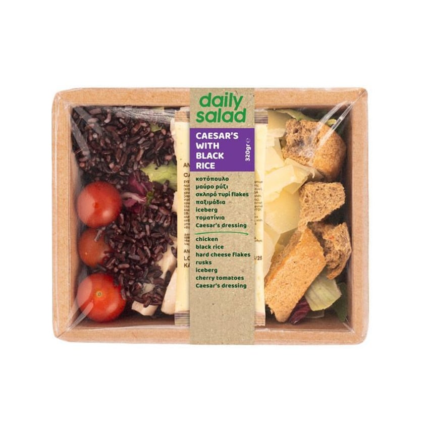 Daily Salad Caesar's with Black Rice 320g