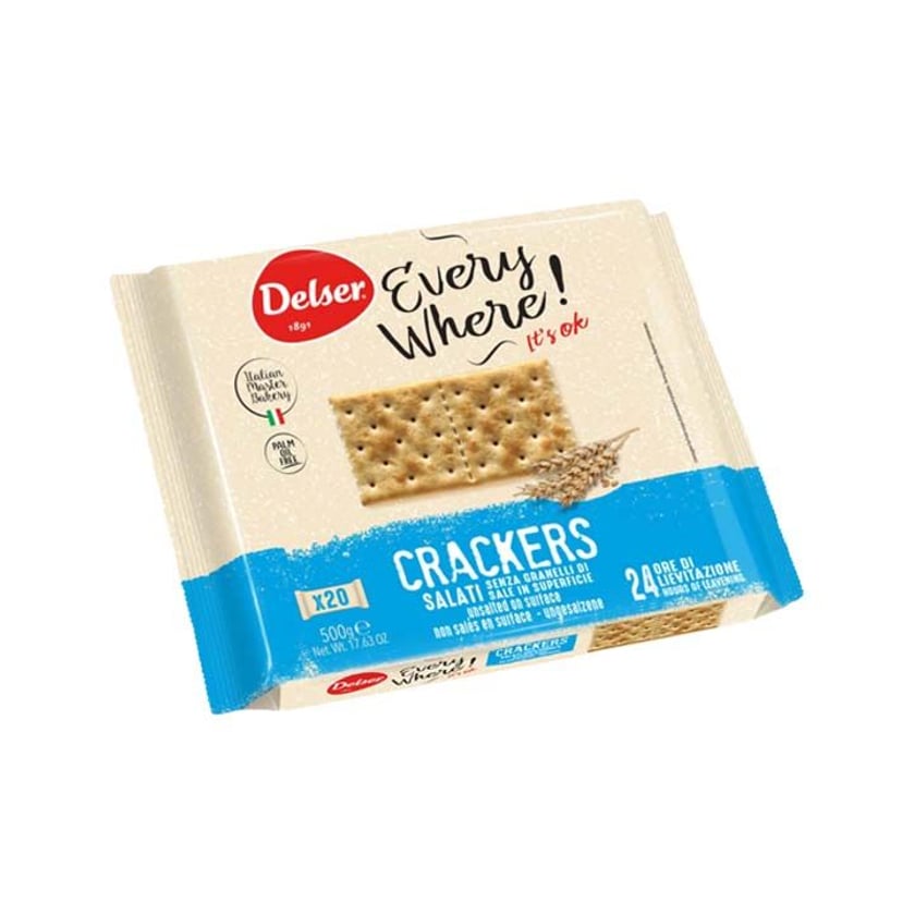 Delser Crackers Ανάλατα 500g