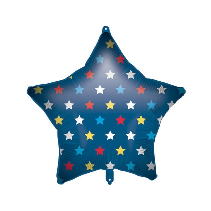 Decorata Μπαλόνια Blue Stars FOIL 46cm 1τεμ