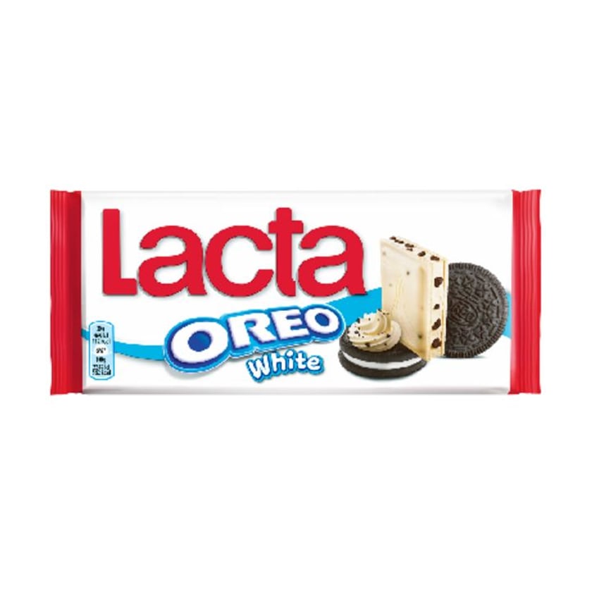 Lacta Λευκή Σοκολάτα Oreo White 100g