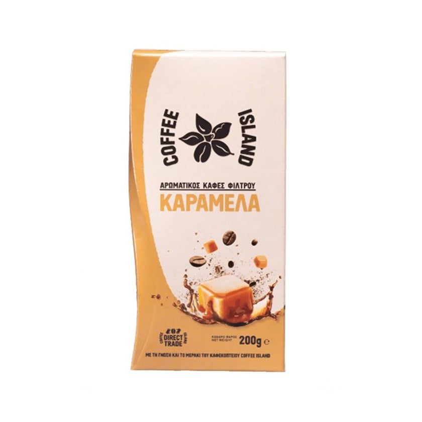 Coffee Island Αρωματικός Φίλτρου Καραμέλα Αλεσμένος 200g
