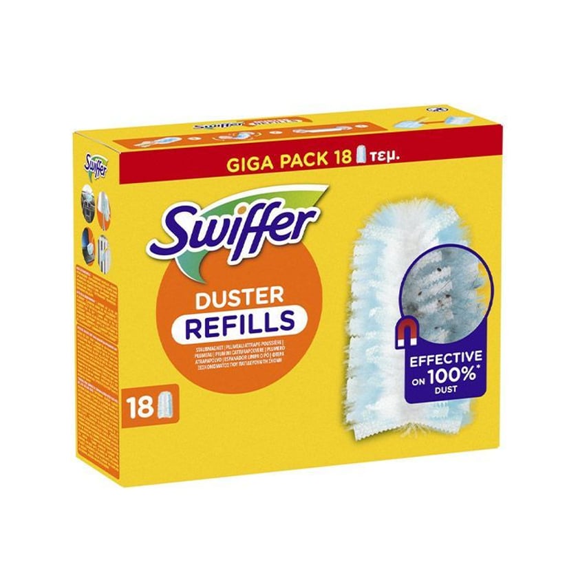 Swiffer Duster Ανταλλακτικά Φτερά Ξεσκονίσματος Mega Pack 18τεμ
