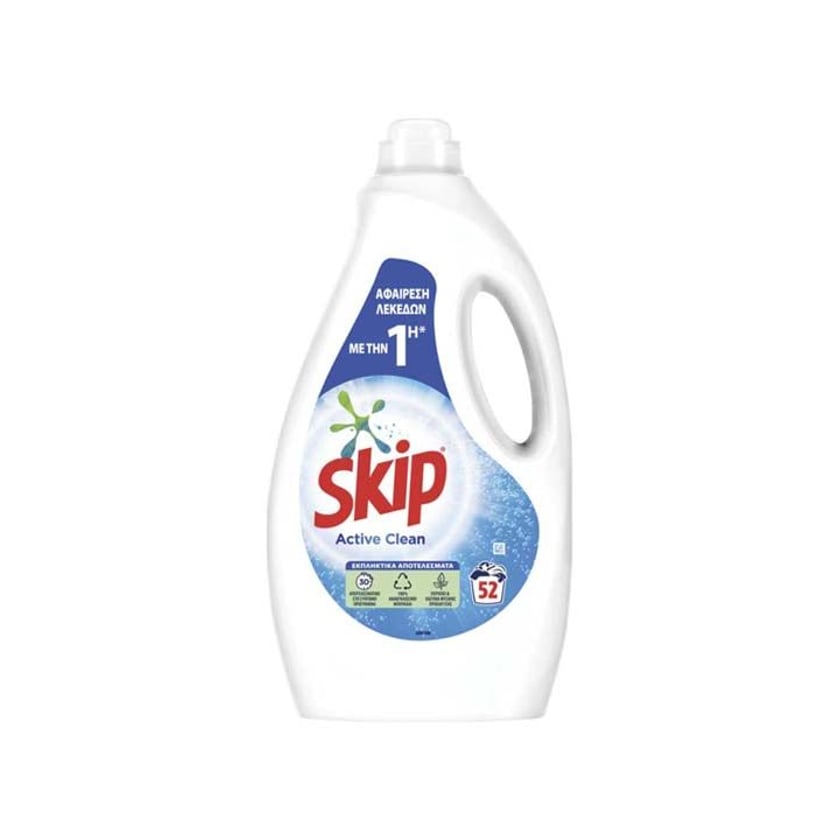 Skip Liquid Laundry Detergent Active Clean 52 Washes 2.6l