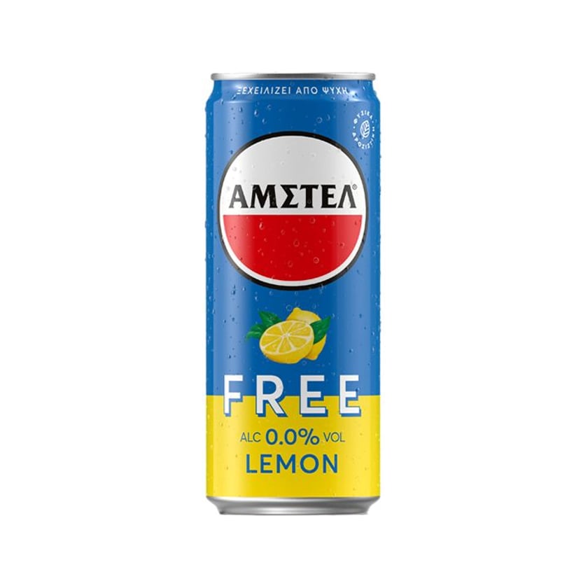 Amstel Free Λεμόνι Κουτί 330ml