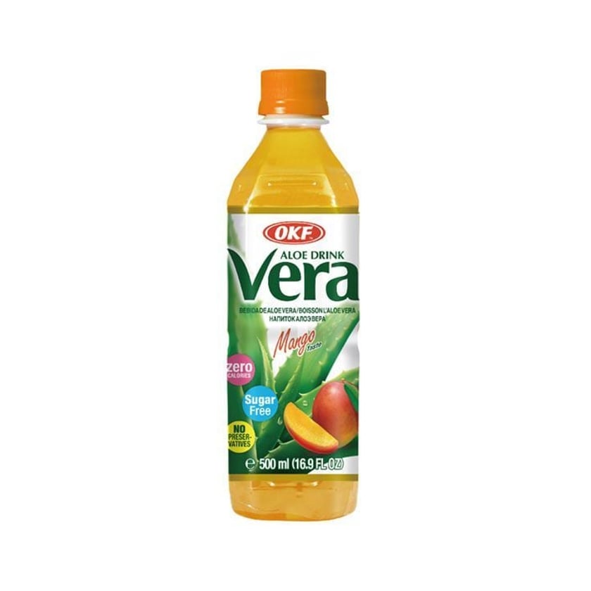 OKF Aloe Vera Mango Χωρίς Ζάχαρη 500ml