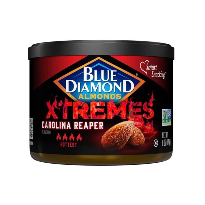 Blue Diamond Aμύγδαλα XTremes με Γεύση Πιπεριάς Carolina Reaper 170g