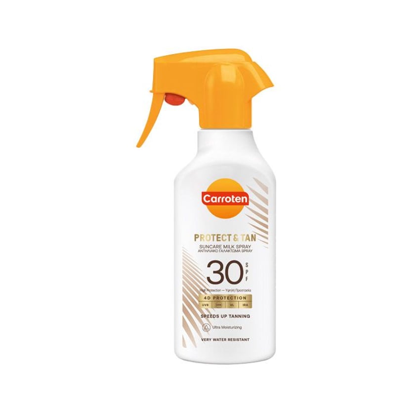 Carroten Αντηλιακό Γαλάκτωμα Tan & Protect Spray με Αντλία SPF30 270ml