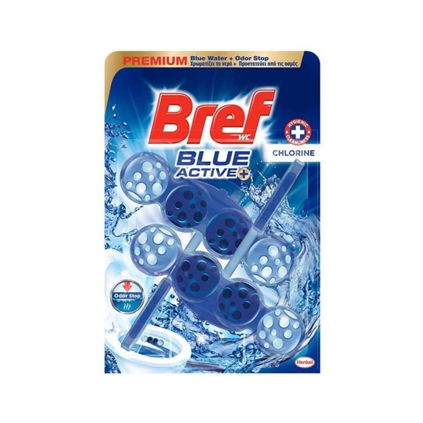 Bref Blue Active WC Block Hygiene 2x50ml