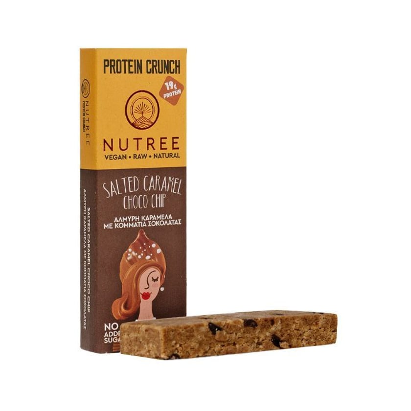 Nutree Μπάρα Protein Crunch Salted Caramel Choco Chip 60g