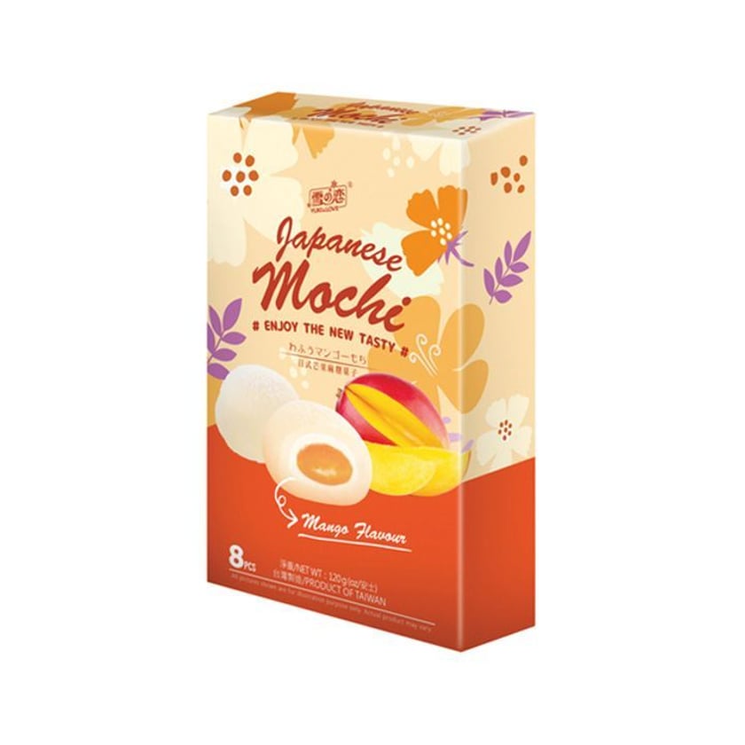 Yuki & Love Mochi Ιαπωνικό Γλυκό Γεύση Μάνγκο 128g