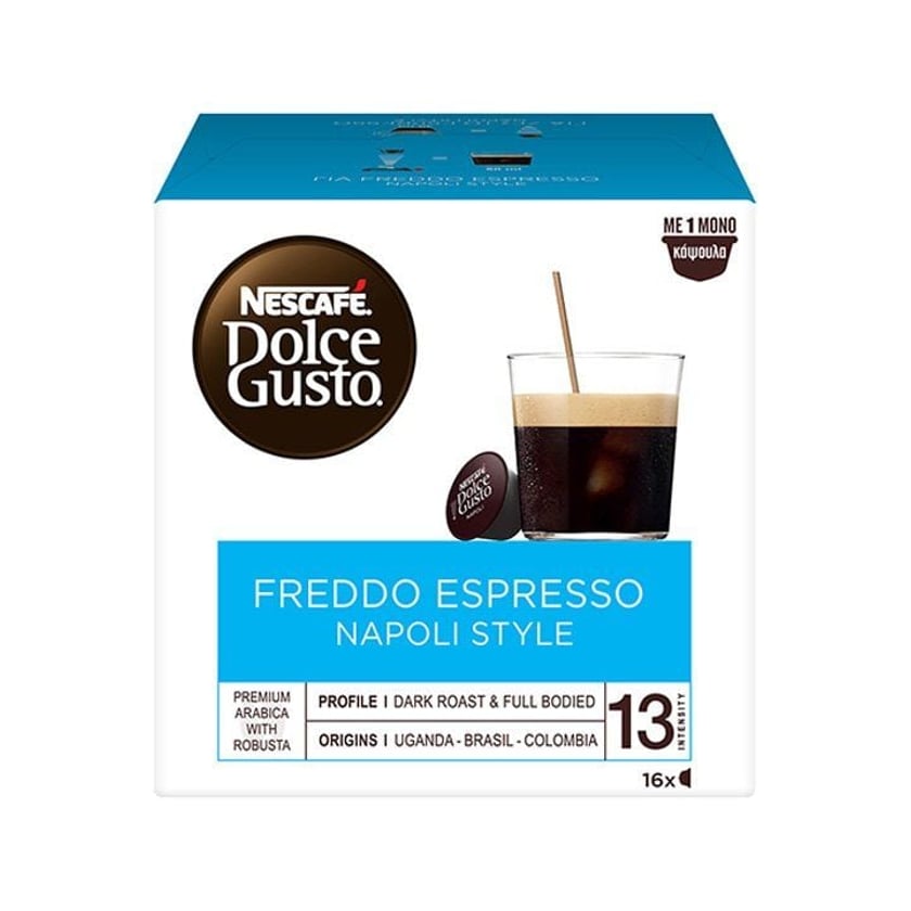 Nescafe Κάψουλες Dolce Gusto Freddo Espresso Napoli Style 16τεμ