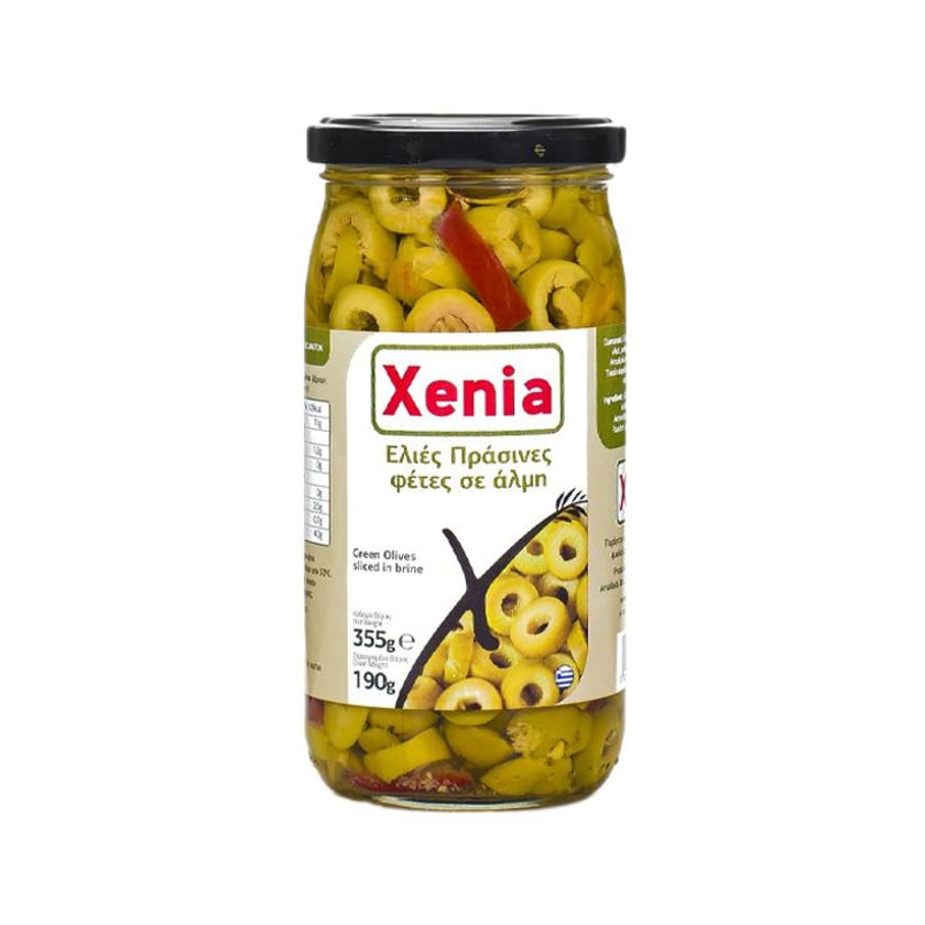 Xenia Ελιές Πράσινες σε Φέτες 190g
