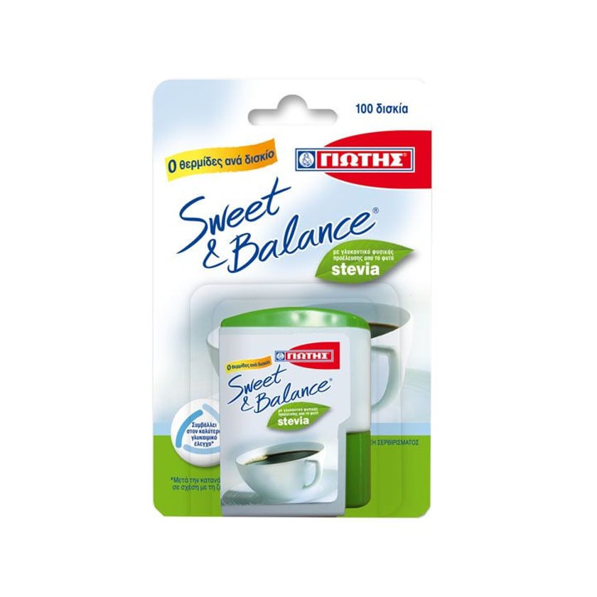 Yiotis Sweet & Balance Sweetener Tabs 6.5g