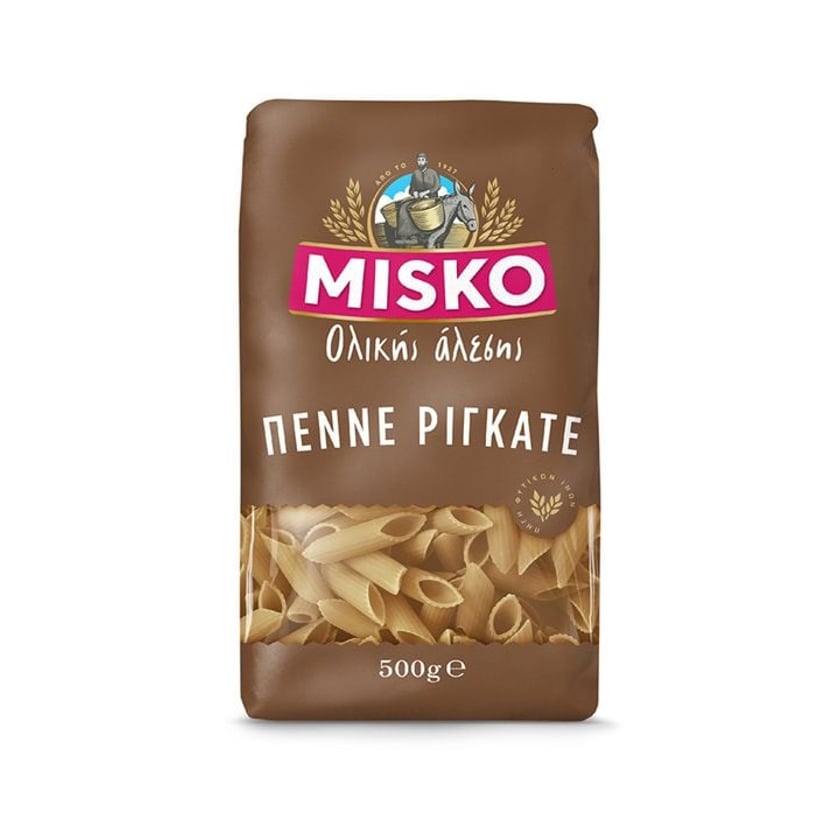Misko Πέννε Ριγκάτε Ολικής Άλεσης 500g