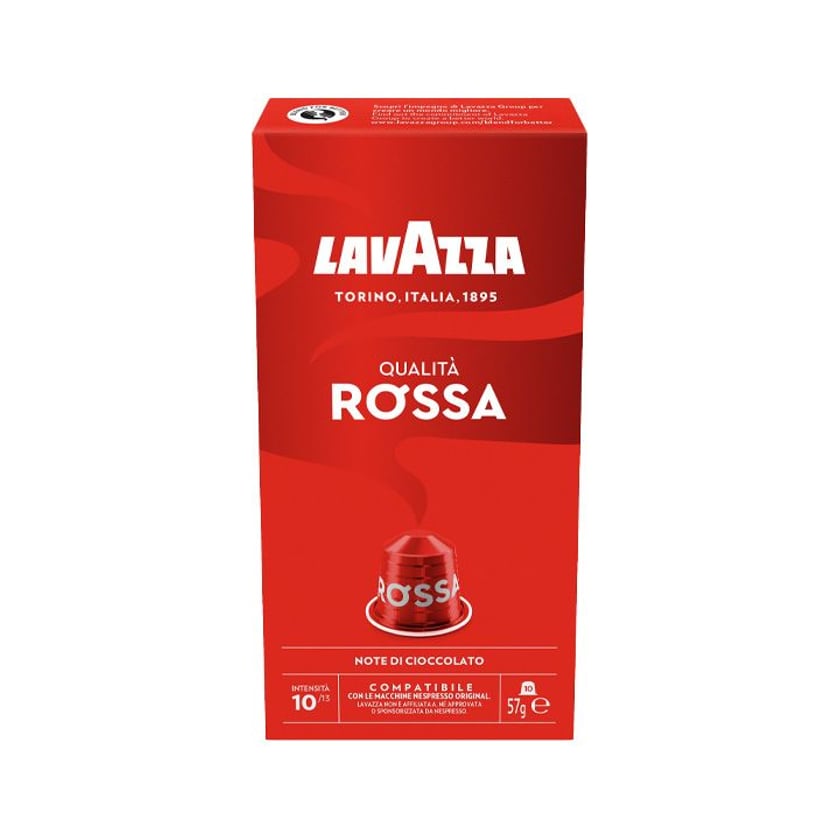 Lavazza Κάψουλες Espresso Rossa Συμβατές με Μηχανές Nespresso 10τεμ