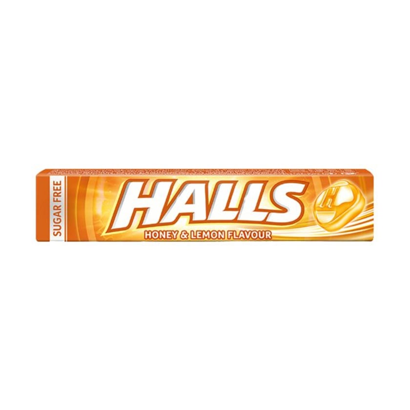 Halls Honey & Lemon Cough Candy Sugar Free 33.5g