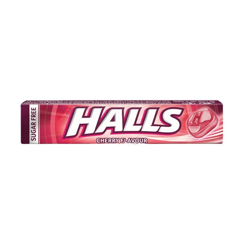 Halls Καραμέλες Κεράσι Χωρίς Ζάχαρη 32g