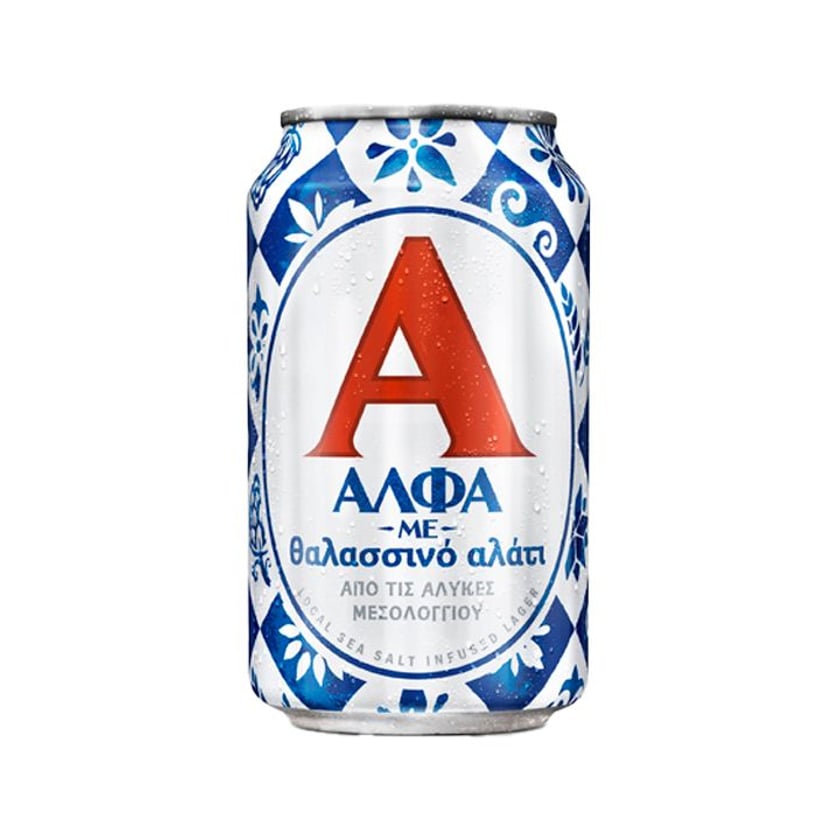 Άλφα με Θαλασσινό Αλάτι Κουτί 330ml