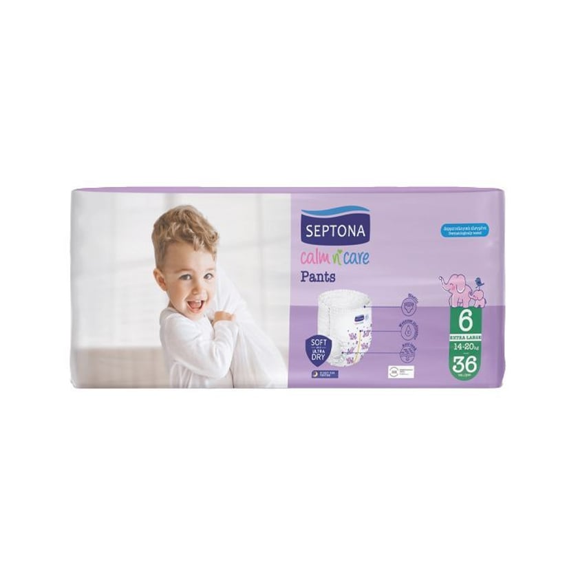 Septona Calm n Care Πάνες Extra Large No 6 (14-20kg) 36τεμ