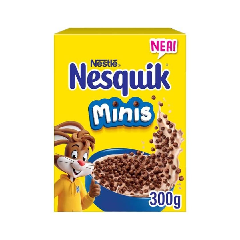 Nestle Nesquik Minis Δημητριακά Ολικής Άλεσης με Σοκολάτα 300g